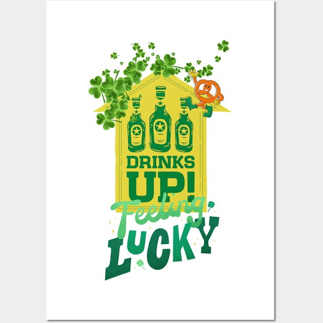 Drinks up St Patrick Wall Art by Beyond TShirt